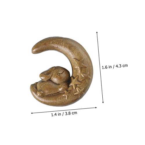 PERSELOSO Gravierte Holzfigur Mond und Hase Anhänger Kleines DIY Schlüsselanhänger Zubehör Dekoratives Bunny Accessoire für Taschen und Ketten Langlebiges Naturholz mit Feiner PERSELOSO Gravierte Holzfigur Mond und Hase Anhänger Kleines DIY Schlüsselanhänger Zubehör Dekoratives Bunny Accessoire für Taschen und Ketten Langlebiges Naturholz mit Feiner von PERSELOSO