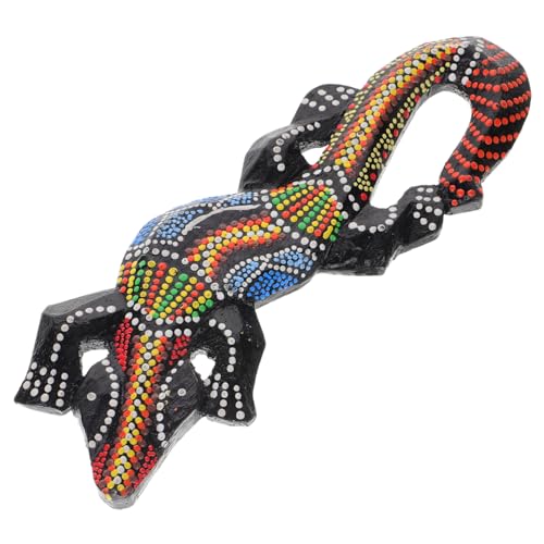 PERSELOSO Hängende Wanddekoration Aus Holz Handgefertigte Gecko Skulptur Im Südostasiatischen Stil Lange Kreative Wand Und Tischdekoration Thai Holzornament Für Zuhause PERSELOSO Hängende Wanddekoration Aus Holz Handgefertigte Gecko Skulptur Im Südostasiatischen Stil Lange Kreative Wand Und Tischdekoration Thai Holzornament Für Zuhause von PERSELOSO