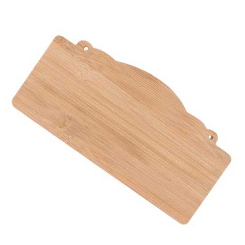 PERSELOSO Hängendes Holzschild Bambus Leeres DIY Schild für Geschäfte Unbehandeltes Holz für Kreative Bastelprojekte für Hochzeiten Garten und Dekoration Mit Zwei Löchern zum Einfachen von PERSELOSO