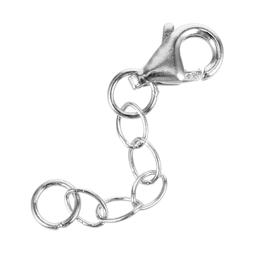PERSELOSO Halskettenverlängerungskette Verstellbare Armband Verlängerung Karabinerverschluss für Schmuckherstellung Kette für Halsketten und Armbänder für Frauen PERSELOSO Halskettenverlängerungskette Verstellbare Armband Verlängerung Karabinerverschluss für Schmuckherstellung Kette für Halsketten und Armbänder für Frauen von PERSELOSO