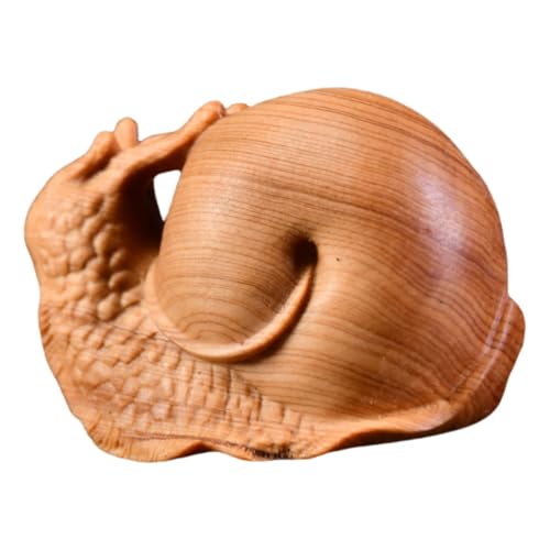 PERSELOSO Holz Schneckenfigur Für Dekoration Charmantes Tierornament Aus Massivem Holz Niedliches Schnecken-Design Für Regale Und Wohnräume Einzigartiges Für Tierliebhaber PERSELOSO Holz Schneckenfigur Für Dekoration Charmantes Tierornament Aus Massivem Holz Niedliches Schnecken-Design Für Regale Und Wohnräume Einzigartiges Für Tierliebhaber von PERSELOSO