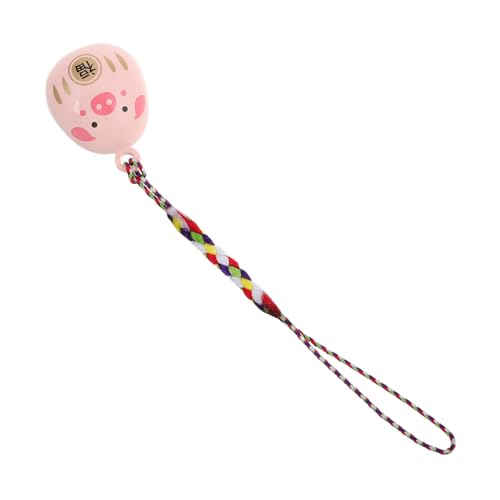 PERSELOSO Kleiner Pig Wasserklang Glockenanhänger Brass Charm für Schmuckherstellung Süßes Design Vielseitige Dekoration für Autos Zuhause und Handy Angenehmer Beim Schütteln Multifunktional von PERSELOSO