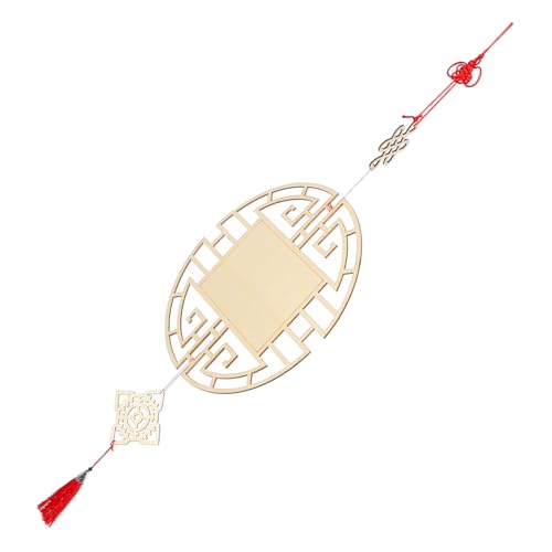 PERSELOSO Kreativer Diy Wandbehang Holz für Kindergärten und Klassenräume Antike Design Hängedekoration mit Chinesischem Knoten und Quasten Kreativität und Fantasie PERSELOSO Kreativer Diy Wandbehang Holz für Kindergärten und Klassenräume Antike Design Hängedekoration mit Chinesischem Knoten und Quasten Kreativität und Fantasie von PERSELOSO