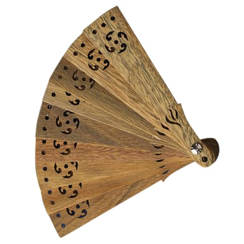 PERSELOSO Mini Faltfächer Holz Retro Dekoration für Auto und Taschen Eleganter Anhänger mit Kunstvollem Design für und Sammlungen Stilvolles Accessoire mit Glückssymbolik PERSELOSO Mini Faltfächer Holz Retro Dekoration für Auto und Taschen Eleganter Anhänger mit Kunstvollem Design für und Sammlungen Stilvolles Accessoire mit Glückssymbolik von PERSELOSO