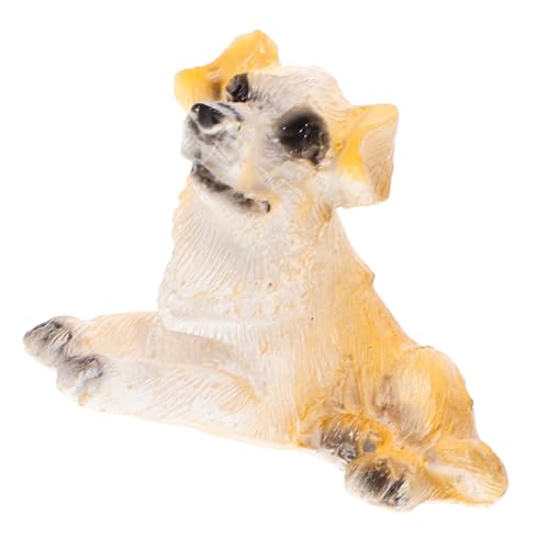 PERSELOSO Miniatur Hund Figurine Realistische Detaillierte Plastikfigur Für Mikro-landschaften Für Garten Und Tischdekoration Kognitive Spielzeuge Und Lehrmodelle von PERSELOSO