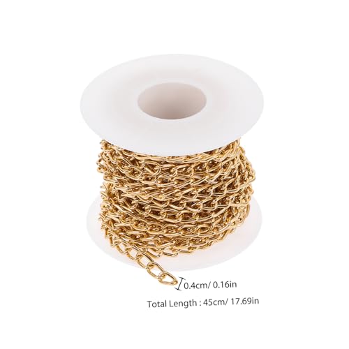 PERSELOSO O Ring Schmuckkette aus Goldfarbene DIY Halsketten und Armbandkette Langlebige Schmuckverlängerung Vielseitig für Schmuckherstellung und Reparatur PERSELOSO O Ring Schmuckkette aus Goldfarbene DIY Halsketten und Armbandkette Langlebige Schmuckverlängerung Vielseitig für Schmuckherstellung und Reparatur von PERSELOSO