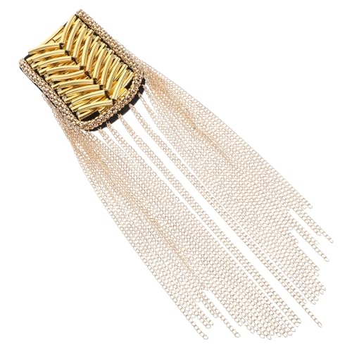 PERSELOSO Retro Schulterabzeichen mit Strass und Quaste Handgefertigte Schulterklappen für Damen Vintage Epauletten für Business Meetings und Festliche Anlässe PERSELOSO Retro Schulterabzeichen mit Strass und Quaste Handgefertigte Schulterklappen für Damen Vintage Epauletten für Business Meetings und Festliche Anlässe von PERSELOSO