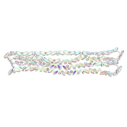 PERSELOSO Rhinestone Kette Ab Farbige Strass Applikation für DIY Kleidung Taschen Hochzeitskleider Handwerksprojekte Dekorieren von PERSELOSO
