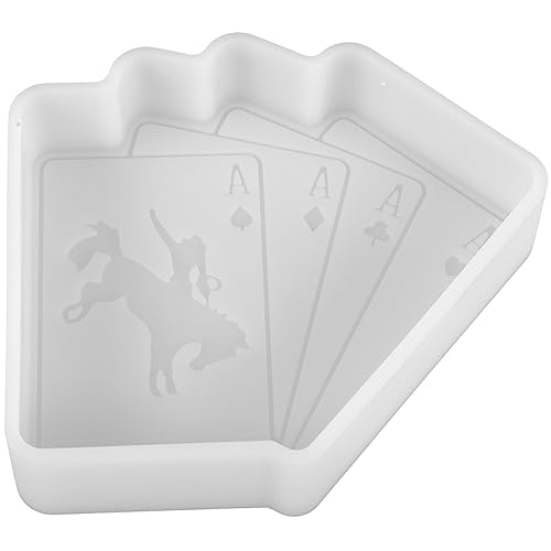 PERSELOSO Silikonform für DIY Projekte Poker Duftkerzen Gießform Flexible Silikonform für Epoxidharz Einfache Demontage für Kreative Bastelideen Weiß PERSELOSO Silikonform für DIY Projekte Poker Duftkerzen Gießform Flexible Silikonform für Epoxidharz Einfache Demontage für Kreative Bastelideen Weiß von PERSELOSO