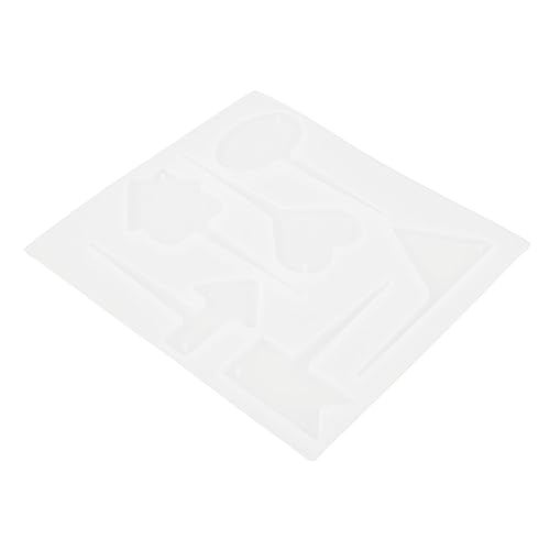 PERSELOSO Silikonform für Pflanzenetiketten DIY Gartenbeschriftungen Handwerkliche Silikonform für Kreative Projekte Präzise Gießform für Pflanzenzeichen für Gartenliebhaber von PERSELOSO