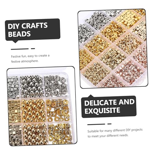 PERSELOSO Spacer Perlen für Schmuckherstellung Kleine Bastelperlen für Armbänder Halsketten Ohrringe Glatte Langlebige DIY Charm Beads Vielseitig für Kreatives Basteln und Dekoration PERSELOSO Spacer Perlen für Schmuckherstellung Kleine Bastelperlen für Armbänder Halsketten Ohrringe Glatte Langlebige DIY Charm Beads Vielseitig für Kreatives Basteln und Dekoration von PERSELOSO