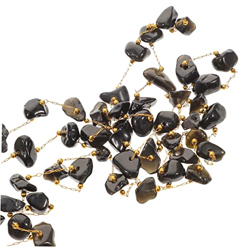 PERSELOSO Steinperlen Strang Halskette DIY Schmuckzubehör für Partydekorationen Auffädeln von Facettierten Perlen für Armbänder Ohrringe und Mehr von PERSELOSO