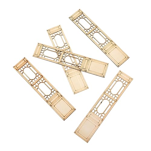PERSELOSO Stück Holztüren Und -fenster Bausatz Handwerk Für Miniaturen Schmücken Drinnen Leer Türdekorationen Mini-dekoration Hölzern PERSELOSO Stück Holztüren Und -fenster Bausatz Handwerk Für Miniaturen Schmücken Drinnen Leer Türdekorationen Mini-dekoration Hölzern von PERSELOSO