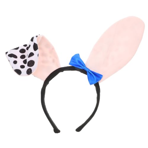 PERSELOSO Süßer Dalmatiner Haarreif für Erwachsene Plüschige Tierohren für Halloween Cosplay Makeup Party und Bequem und Strapazierfähig von PERSELOSO