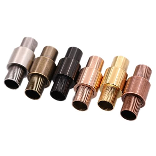 PERSELOSO Titanstahl Magnetverschluss Schmuckkabelanschlüsse für DIY Schmuckherstellung für Lederarmbänder und Geflochtene Halsketten Zubehör Roségold Finish PERSELOSO Titanstahl Magnetverschluss Schmuckkabelanschlüsse für DIY Schmuckherstellung für Lederarmbänder und Geflochtene Halsketten Zubehör Roségold Finish von PERSELOSO
