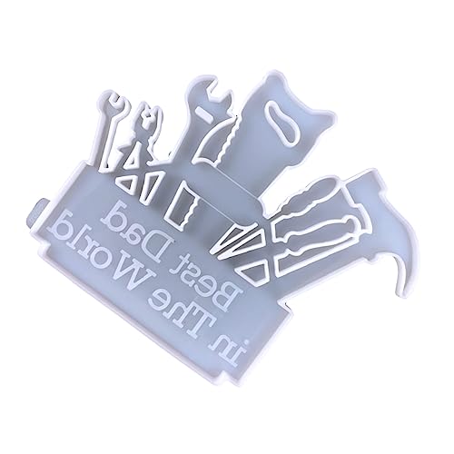PERSELOSO Vaterstag Silikonform für Anhänger Diy Gießform zur Erstellung von Wanddekorationen Türschildern und Ornamenten Hitzebeständig und Vielseitig Einsetzbar für Harzprojekte von PERSELOSO