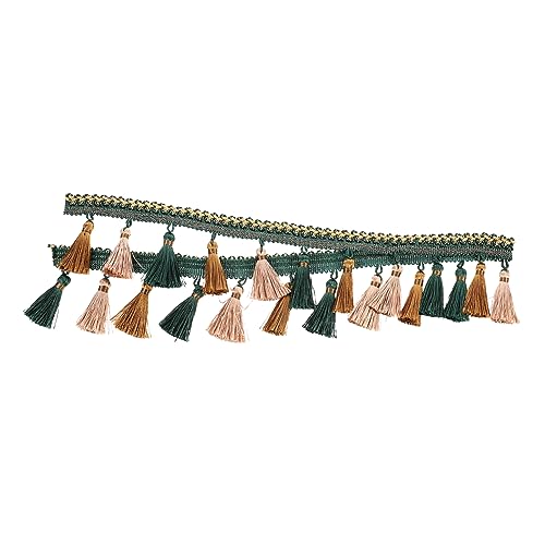 PERSELOSO Vorhang Fransen Trim Gurtband Quaste für DIY Heimdeko Stoffbesatz Militärgrün für Vorhänge Kissen und Projekte Einfach zu Verarbeiten PERSELOSO Vorhang Fransen Trim Gurtband Quaste für DIY Heimdeko Stoffbesatz Militärgrün für Vorhänge Kissen und Projekte Einfach zu Verarbeiten von PERSELOSO