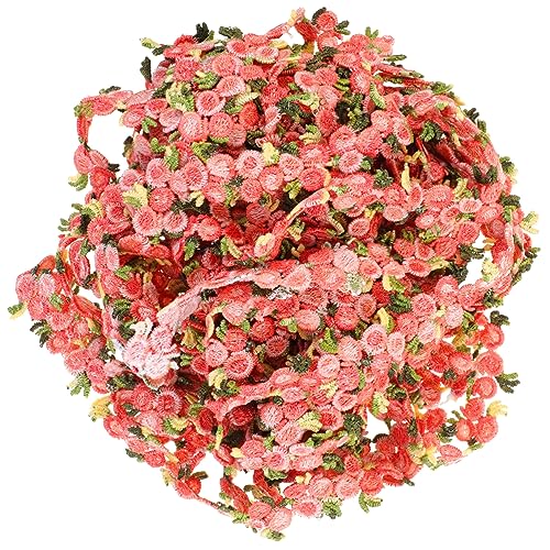 PERSELOSO Wasserlösliche Spitzendekoration Schnürsenkel Nähen Fransenbesatz mit Quaste Vorhänge trimmen kleid Fransen-Spitzenbesatz Spitze mit Fransenbesatz Polyester rot PERSELOSO Wasserlösliche Spitzendekoration Schnürsenkel Nähen Fransenbesatz mit Quaste Vorhänge trimmen kleid Fransen-Spitzenbesatz Spitze mit Fransenbesatz Polyester rot von PERSELOSO