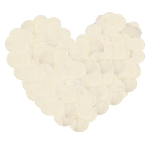 100 g weißes rundes Seidenpapier, umweltfreundlich, Tischstreuung, geformt, biologisch abbaubar, Konfetti für Hochzeit, Valentinstag, Muttertag 100 g weißes rundes Seidenpapier, umweltfreundlich, Tischstreuung, geformt, biologisch abbaubar, Konfetti für Hochzeit, Valentinstag, Muttertag von PERSENTU