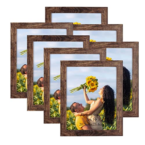 PETAFLOP 7er Set Bilderrahmen 20x25 CM Braun, Bilderrahmen Holz Wand und Tischbilderrahmen, geeignet für den Einsatz in Wohnungen Büros usw PETAFLOP 7er Set Bilderrahmen 20x25 CM Braun, Bilderrahmen Holz Wand und Tischbilderrahmen, geeignet für den Einsatz in Wohnungen Büros usw von PETAFLOP