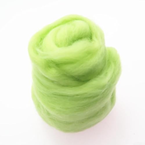 20 g kardierte Perendale-Wolle für Nadelfilzen und kreative Bastelprojekte (Nr. 16) von PETSTIBLE
