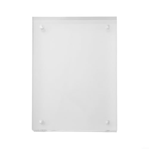 Bilderrahmen aus Acryl, mit Magnetverschluss, Stärke 8 + 8 mm, für Bilder der Größe 4 x 6 bis 14 Bilder à 8 x 21 cm, 7,5 x 10,5 cm, transparent von PETSTIBLE