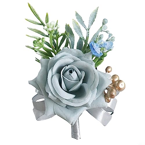 Braccialetto da polso con fiore artificiale per ballo di fine anno, braccialetto per corpetto ( corpetto) von PETSTIBLE