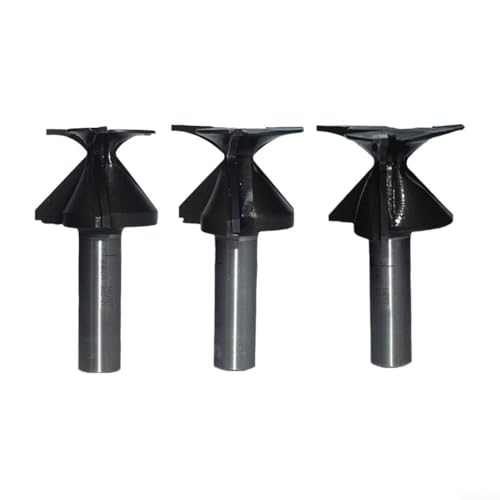 Nahtloser schwarzer Fräser-Bit, hitzebeständige Beschichtung, 1,27 cm Schaft, für gebogene Teile (R25) von PETSTIBLE