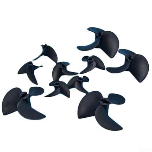 PETSTIBLE RC Boot Propeller Set Nylon Konstruktion mit drei Klingen für verbesserte Manövrierfähigkeit (D35 Reverse) von PETSTIBLE