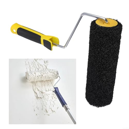 Utility-Werkzeug, 22,9 cm, Rollpinsel zum Auftragen von Spachtelmasse und zum Erstellen strukturierter Oberflächen, Schwarz Utility-Werkzeug, 22,9 cm, Rollpinsel zum Auftragen von Spachtelmasse und zum Erstellen strukturierter Oberflächen, Schwarz von PETSTIBLE