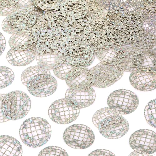 100 Stück Glitzer-Disco-Kugel-Tischkonfetti, Disco-Themenparty-Konfetti für Junggesellenabschied Tisch Tafelaufsätze Dekorationen für 70er 80er Hippie Geburtstag Partygeschenke Zubehör 100 Stück Glitzer-Disco-Kugel-Tischkonfetti, Disco-Themenparty-Konfetti für Junggesellenabschied Tisch Tafelaufsätze Dekorationen für 70er 80er Hippie Geburtstag Partygeschenke Zubehör von PEUTIER