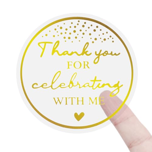 120 Stück Thank You Sticker Gold, 3,8 cm Dankeschön-Etiketten aus Goldfolie Paketaufkleber "Danke" Geschenkverpackungsaufkleber Dankeschön-Geschenketiketten für Geburtstag Umschlag 120 Stück Thank You Sticker Gold, 3,8 cm Dankeschön-Etiketten aus Goldfolie Paketaufkleber "Danke" Geschenkverpackungsaufkleber Dankeschön-Geschenketiketten für Geburtstag Umschlag von PEUTIER