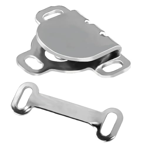 20 Sets Nähhaken und Ösenverschluss, 17mm Haken- und Ösenverschlüsse Nähdruckknöpfe Verschlüsse Set für Hosen Röcke Kleider Hosen Kleidung Nähen DIY-Handwerk (Silber) von PEUTIER