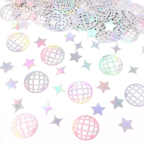 200 Stück Disco Tischkonfetti, Discokugel Partykonfetti Sternkonfetti Glitzer Disko Tischkonfetti für 70er 80er Disko Mottoparty Geburtstagsparty Dekoration 200 Stück Disco Tischkonfetti, Discokugel Partykonfetti Sternkonfetti Glitzer Disko Tischkonfetti für 70er 80er Disko Mottoparty Geburtstagsparty Dekoration von PEUTIER