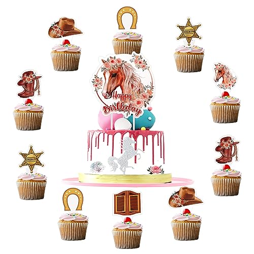 25 Stück Kuchenaufsatz Pferde, Geburtstagskuchen Deko Reitstiefel und Pferdekopf Pferde-Kuchendekorationen Kuchenaufsatz Cowgirl Pferde-Kuchenaufsatz für Geburtstagsfeier 25 Stück Kuchenaufsatz Pferde, Geburtstagskuchen Deko Reitstiefel und Pferdekopf Pferde-Kuchendekorationen Kuchenaufsatz Cowgirl Pferde-Kuchenaufsatz für Geburtstagsfeier von PEUTIER