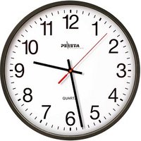 PEWETA Wanduhr weiß schwarz Kunststoff, Ø 25,0 cm PEWETA Wanduhr weiß schwarz Kunststoff, Ø 25,0 cm von Peweta