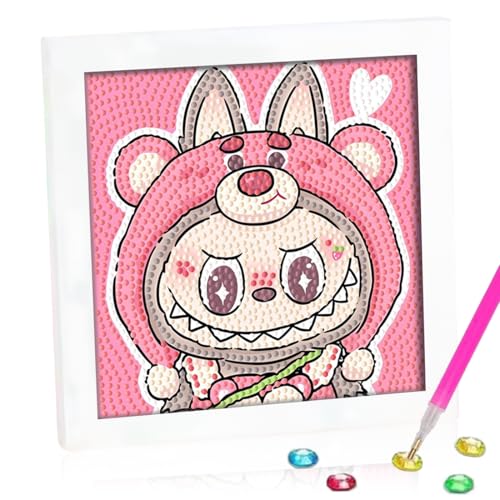 PEXIVOZ 5D DIY Cartoon Diamant Painting Bilder,DIY labubu Diamond Painting Set,Diamond Painting Bilder,Crystal Art,Bilder Arts Craft für Home Wand Decor Cartoon Mosaikherstellung,18x18cm PEXIVOZ 5D DIY Cartoon Diamant Painting Bilder,DIY labubu Diamond Painting Set,Diamond Painting Bilder,Crystal Art,Bilder Arts Craft für Home Wand Decor Cartoon Mosaikherstellung,18x18cm von PEXIVOZ