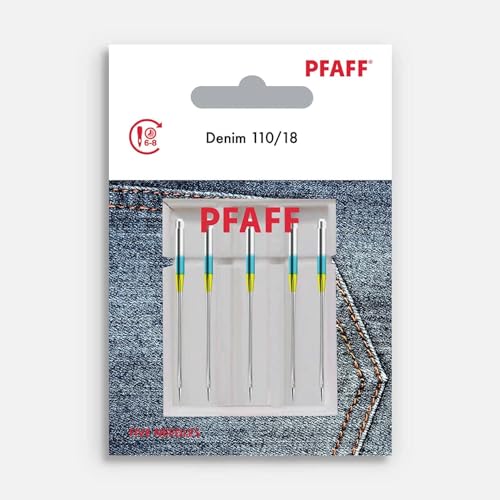 PFAFF 5 Nähmaschinennadeln 130/705H Stärke 110 für Jeans/Denim PFAFF 5 Nähmaschinennadeln 130/705H Stärke 110 für Jeans/Denim von PFAFF