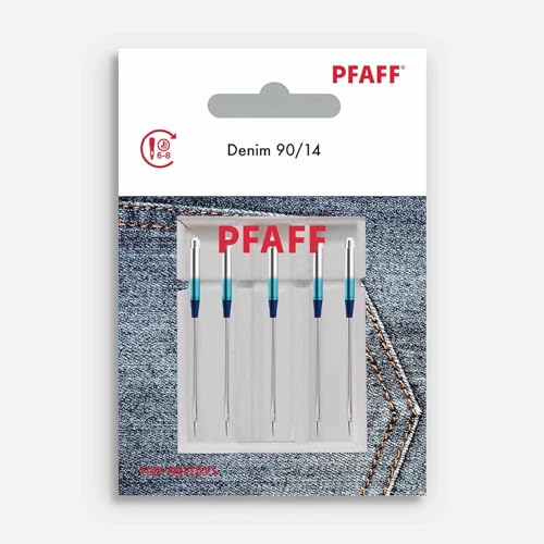 PFAFF 5 Nähmaschinennadeln 130/705H Stärke 90 für Jeans/Denim PFAFF 5 Nähmaschinennadeln 130/705H Stärke 90 für Jeans/Denim von PFAFF