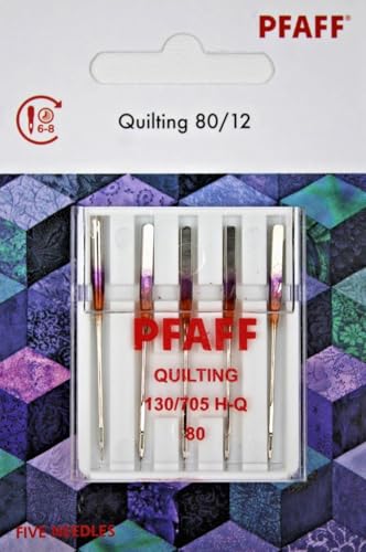 PFAFF 5 Nähmaschinennadeln Quiltnadeln 130/705H Stärke 80 Quilting von PFAFF