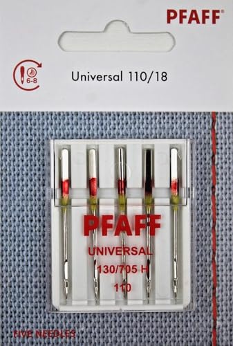 PFAFF 5 Nähmaschinennadeln Universal 130/705H Stärke 110 von PFAFF