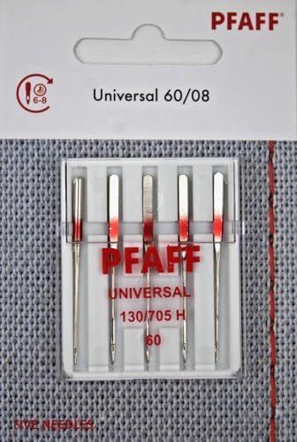 PFAFF 5 Nähmaschinennadeln Universal 130/705H Stärke 60 von PFAFF