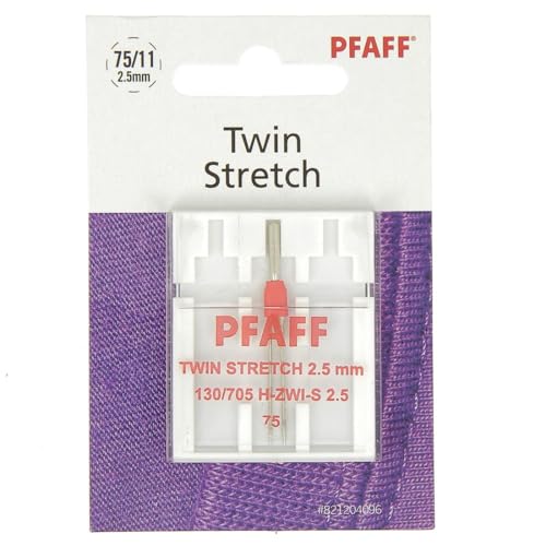 PFAFF Zwillingsnadel Twin 2,5mm 130/705H Stärke 75 Stretch Jersey von PFAFF