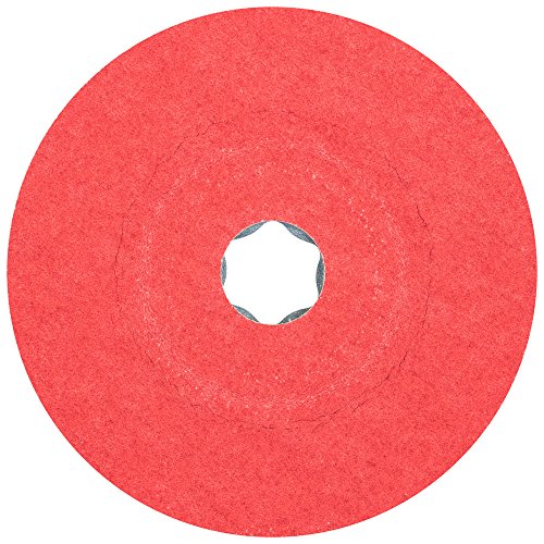 PFERD 40729 Combiclick Fiberscheibe, Keramikoxid Co-Cool, Ø 10,2 cm, 13300 U/min, Körnung 80, 25 Stück von PFERD