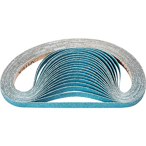 PFERD 586211 Kurzbänder BA, Flexible Schleifmittel, Ausführung Zirkonkorund Z, 60 Korngröße, 12mm x 610mm, 100 Stück PFERD 586211 Kurzbänder BA, Flexible Schleifmittel, Ausführung Zirkonkorund Z, 60 Korngröße, 12mm x 610mm, 100 Stück von PFERD