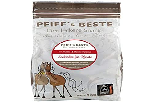 PFIFF 101510 Beste Pferdebonbons, Leckerlis, Himbeer-Vanille, 1 kg PFIFF 101510 Beste Pferdebonbons, Leckerlis, Himbeer-Vanille, 1 kg von PFIFF