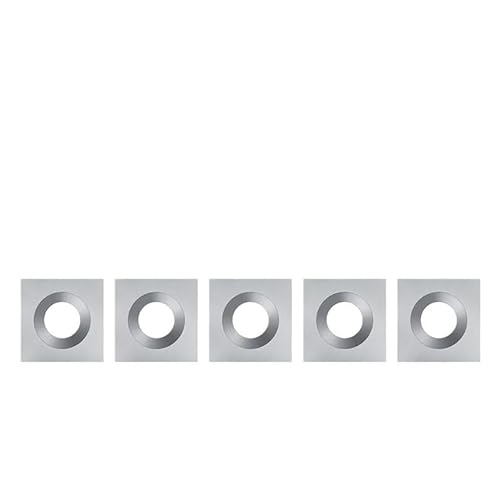 Fräser CNC Spoilboard Oberflächenfräser 8/12 mm Schafteinsatz Hartmetallplatte Abflachungsfräser Holzhobelfräser (Size : 10pcs Insert) von PFRANK
