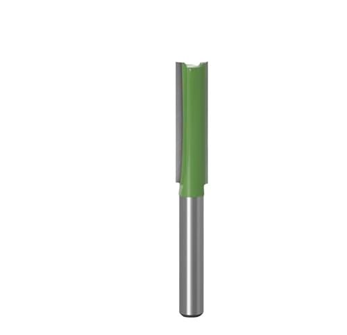 PFRANK 1-7pcs 6mm 1/4 Zoll Schaft Single Double Flute Straight Bit Fräser for Holz Wolframcarbid Fräser Holzbearbeitungswerkzeug (Color : 6X12X30) von PFRANK