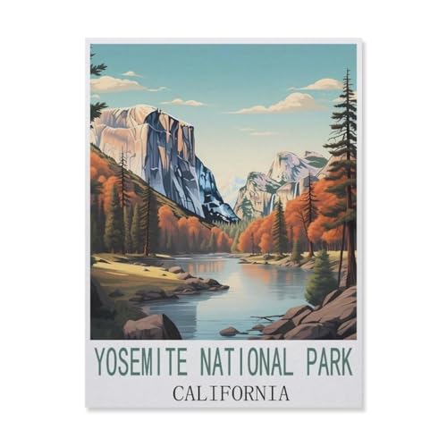 PGCKSK 5D DIY Diamond Painting Set，Yosemite Nationalpark, Kalifornien，Runder Diamant Kreuzstich, Mosaik Raumdekoration Malerei（30 x 40 cm/11.81 x 15.74 Zoll）-FL27 von PGCKSK