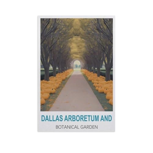 PGCKSK 5D Diamond Painting，Dallas Arboretum und Botanical Garden，DIY-Stickerei, runder Diamant-Kreuzstich, Heimdekoration（40 x 50 cm/15.74 x 19.68 Zoll）-GG82 von PGCKSK